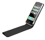 Blueway Etui en cuir pour iPhone 4 Noir