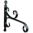 Hand Forged Wrought Iron All Purpose 12 Inch Bracket