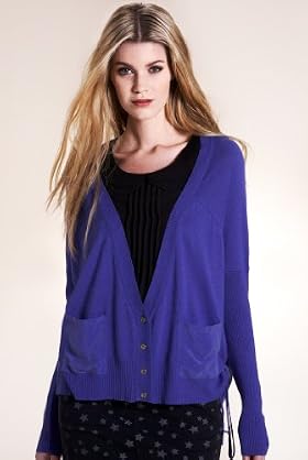 Limited Collection Cotton Rich Drawstring Ruched Cardigan