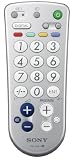 Sony RMEZ 4 T.CE 7 Fernseher-Universalfernbedienung (Videotext, großen Tasten) silber
