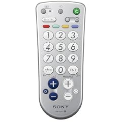 Sony RMEZ 4 T.CE 7 Fernseher-Universalfernbedienung (Videotext, gro�en Tasten) silber
