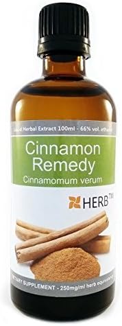 Cinnamon Tincture 100 ml - Blood Sugar Diet - Herbal Supplement by HERB TM