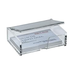 Sigel VA112 Visitenkarten-Box, glasklar, Acryl, f�r bis zu 80 Karten (max. 90x58 mm), 1 ST