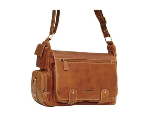 Greenburry Umh&auml;ngetasche 39 x 27 x 12 cm braun