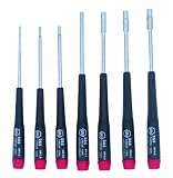 Wiha 26592 Nut Driver Set With Precision Handle, Metric, 7 Piece