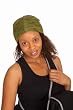 Rainbow Hemp Beanie - Knit, Olive
