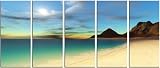 Hazy Lazing Digital original 5 panel artwork on canvas