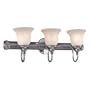 Minka Lavery New Traditions 5373-84 Reversible 3-LT 300w (8"H x 23"W) Vanity Lighting in Nickel