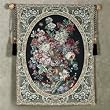 Black Floral Composition Art Wall Hanging Tapestry