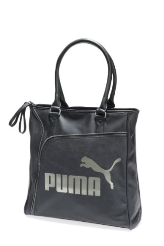 PUMA Handtasche Fame Shopper, black-gold, 38x44x14 cm, 23 Liter Preisvergleich