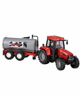 Farm Tractor and Milk Container