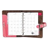 ACCO / DAY-TIMERS, INC. / DTM48434 / Personal Organizer Starter Set, Leather, 5-1/2 x 8-1/2, Pink / Sold as 1 EA
