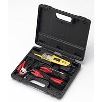 Multi-Functional Auto Electrical Circuit Tester with LCD Display and LED Flashlight -- tests continuity, polarity, voltage, frequency, misfires