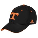 adidas Tennessee Volunteers Black Basic Logo Adjustable Hat