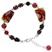 Sterling Silver Swarovski Crystal Nuggets & Beads 7 7.5 8 8.5 9 Adjustable Bracelet With Lobster Clasp