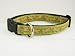 Good Dog Company Hemp Canvas Dog Collar, 3/4" Medium, Pistachio Bones