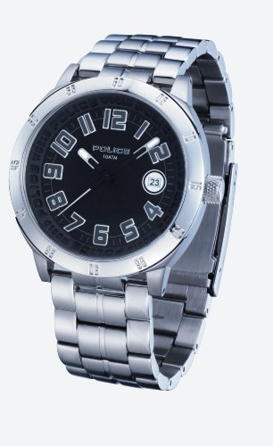 Police 'Outlaw' Gents Stainless Steel Bracelet Watch With Black Dial