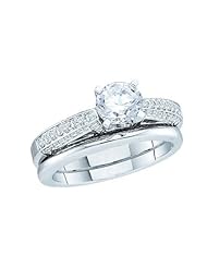 1.50CT-DIA 1.00CT-CRD BRIDAL SET