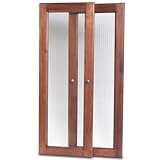 IMAGE OF John Louis Home Set of 2 Deluxe Tower Doors, Red Mahogany