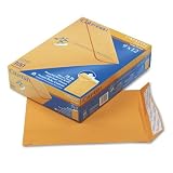 Columbian Brown Kraft 9 x 12 Inch Catalog Grip-Seal Closure Envelopes 100 Count (CO922)