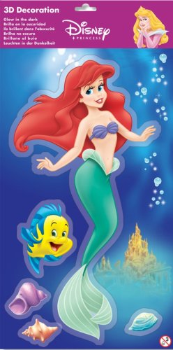 Unbekannt Glow King 5052 - 3D Dekoration XL Disney Ariel