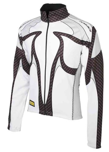 Shimano Herren Dura Ace Windflex Jacke, schwarz/weiss