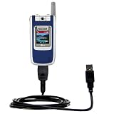 Classic Straight USB Cable for the LG VX7000 with Power Hot Sync and Charge capabilities - Gomadic Brand w/ TipExchange Technology