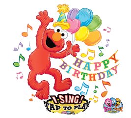 Sesame Street s Elmo 28 Sing-A-Tune Birthday Balloon Great Birthday Party DecorationB000MQM6MC 