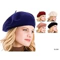 Ladies Wool Mix Beret Hat - 5 Colours Available GL306