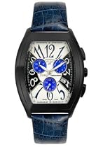 Men's Jumbo Chronograph Blue Leather