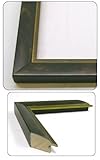 27x40 - 27 x 40 Brown Acid Finish Solid Wood Frame with UV Framer's Acrylic & Foam Board Backing - Great For a Photo, Poster, Painting, Document, or Mirror