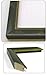 27x40 - 27 x 40 Brown Acid Finish Solid Wood Frame with UV Framer's Acrylic & Foam Board Backing - Great For a Photo, Poster, Painting, Document, or Mirror
