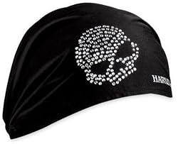 Harley-Davidson&reg; Women's Crystal Skull Head Wrap or Headband. Embellishment. 99453-10VW
