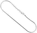 Sterling Silver Italian Snake Necklace Chain 1.5mm wide Nickel Free, available in assorted Lengths