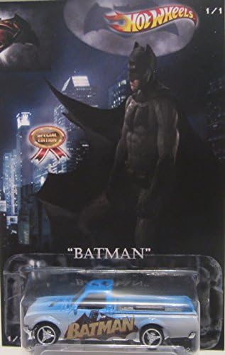 Hot Wheels CUSTOM DATSUN 620 "BATMAN" Batman Vs Superman Real Riders Rubber Wheels 1:64 Scale Code-3 Collectible Die Cast Model Car 1/1 Made !!!