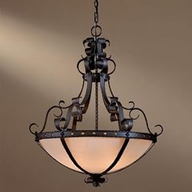 Minka 914-08 Mission Inn Pendant G914 G914-Cvr, Antique Iron by Minka