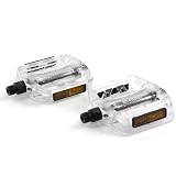 Haro Recycled Plastic BMX Bike Pedals - 9/16 Inch - Clear