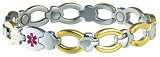 Women's Sabona Magnetic Medical ID Bracelet - DIABETIC