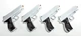 Lot of 4 Silver Airsoft 6mm Handgun Hand Pistol Toy Gun 419xWuZgsaL. SL160 Lot of 4 Silver Airsoft 6mm Handgun Hand Pistol Toy Gun