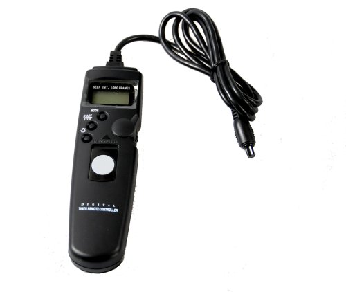 Cowboystudio Timer Remote Control Shutter for Canon EOS-1V/1VHS, EOS-3, EOS-D2000, D30, D60, 1D, 1Ds, EOS-1D Mark II,III, EOS-1Ds Mark II,III, EOS-10D, 20D, 30D,40D, 50D, 5D, 5D Mark II, 7D fully compatible with Canon TC80N3