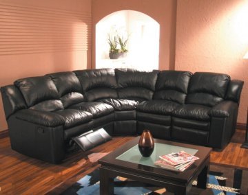 Bal Harbour Leather Sectional Sofa by Primo International   Skyline Collection