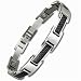 New Mens Titanium Magnetic Bracelet with Carbon Fibre. Brand New in Velvet Gift Box Ultra Lightweight Titanium Very Stylish with Strong 3000g Magnets + FREE LINK REMOVAL TOOL