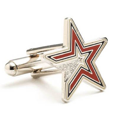 Houston Astros Cufflinks/Stainless Steel