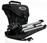 Produkt-Bild: Hochwertiges Foto-Set - SLR / Colt-Fototasche und Reisestativ, der ideale Begleiter, passend f&uuml;r Nikon D7100 D3100 D3000 D40 D300 D5000 D90 Canon EOS 60D 350D 500D 550D 450D 1000D 50D Olympus E450 E520 E5 E3 E410 E520 E400 E600 E620 Sony Alpha 55, 33, 850, 560, 230, 330, 380, 450, 350, 700, 65V, 77V