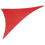 Coolaroo Custom Triangle Shade Sail, Cherry Red, 12 by 12 by 17-Feet