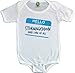 Ann Arbor T-shirt Co. Unisex Baby Stormageddon Funny Infant One Piece-3-6 Months White