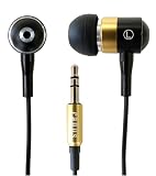 Premium Noise-Reducing Radius Ear Buds Neon Knight from Japan - iPhone Compatible - Yellow (Gold)