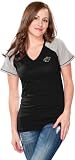 Minnesota Wild Women's Black Energy V-Neck T-Shirt