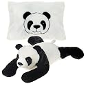 Fiesta 18" Panda Bear Peek-A-Boo Plush Transforming Pillow