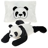 Fiesta 18" Panda Bear Peek-A-Boo Plush Transforming Pillow